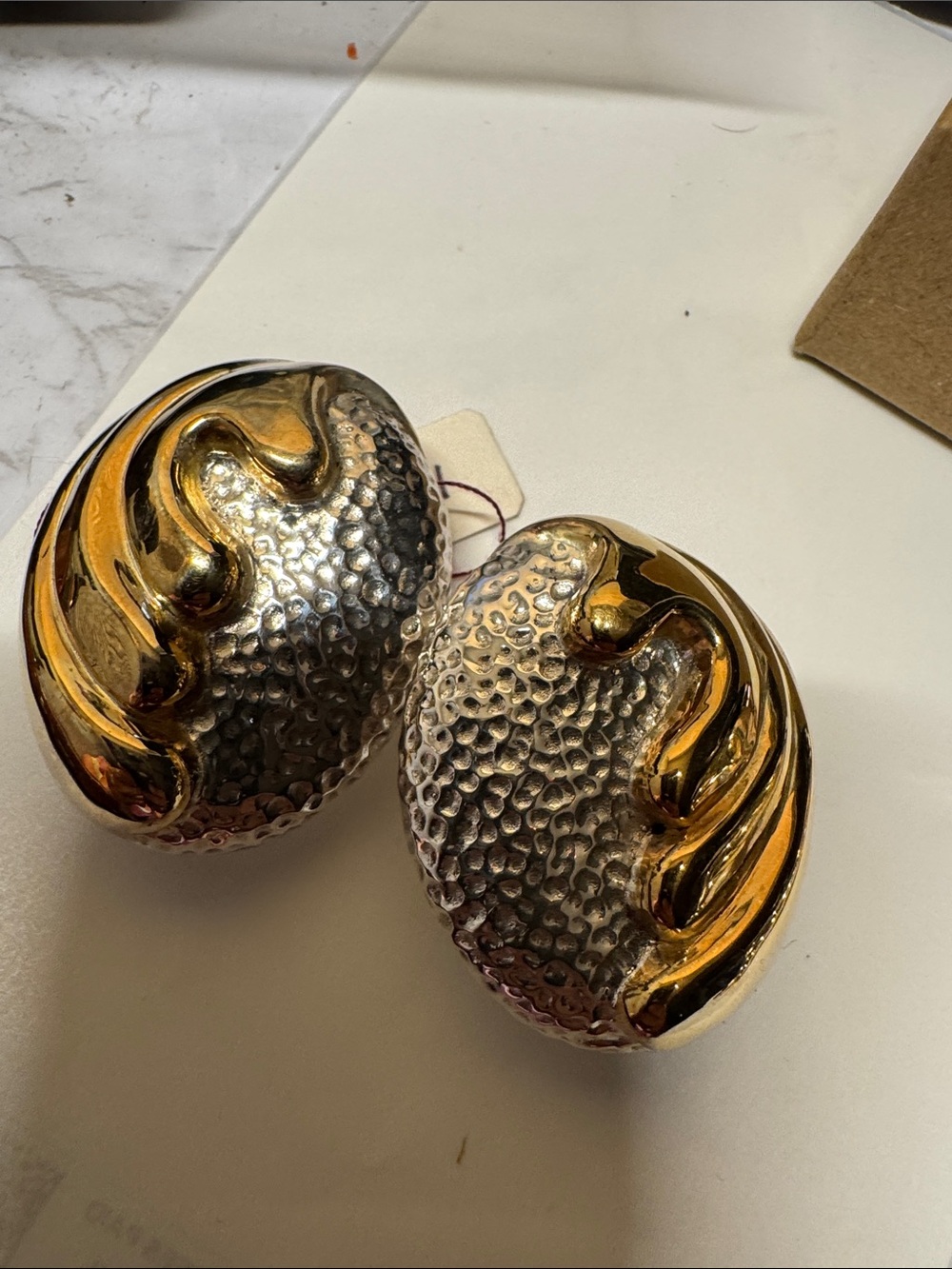 Gold and sterling silver 1980s earnings